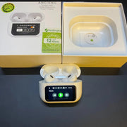 A9 Pro Touch Screen Wireless Earbuds with Smart Display Case