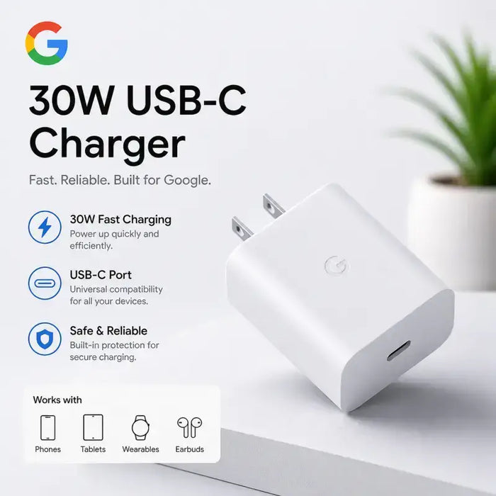 Google Pixel USB-C Fast Charger Adapter