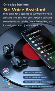 M10 TWS Wireless Earbuds with Digital Display & Power Bank