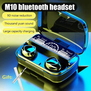 M10 TWS Wireless Earbuds with Digital Display & Power Bank