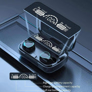M10 TWS Wireless Earbuds with Digital Display & Power Bank
