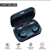 M10 TWS Wireless Earbuds with Digital Display & Power Bank