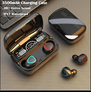 M10 TWS Wireless Earbuds with Digital Display & Power Bank